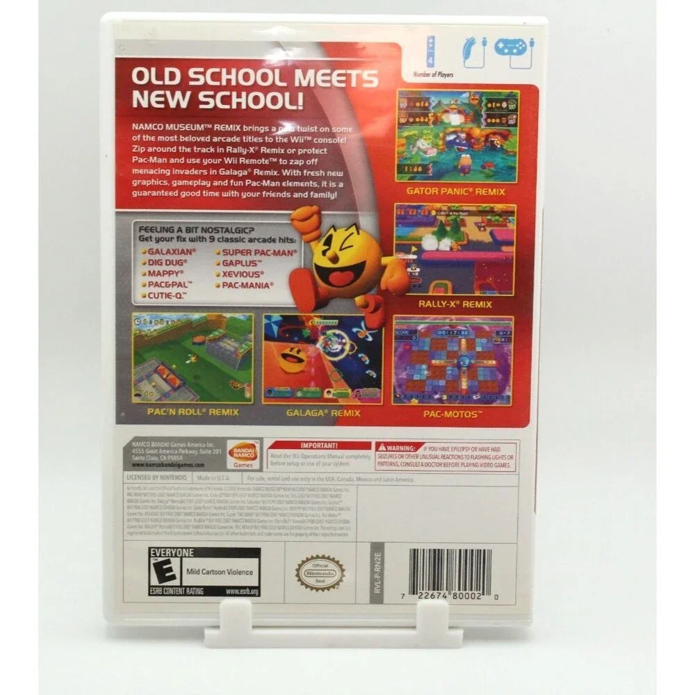 Namco Museum Remix (Nintendo Wii, 2007)
